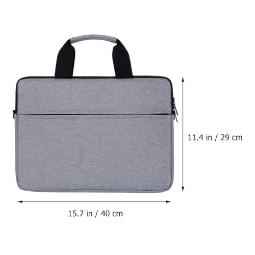 Bolso de hombro impermeable para portátil DOITOOL de tela Oxford resistente 7