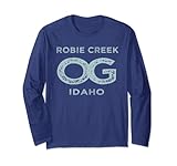 Ville natale d'Idaho City Robie Creek Idaho OG Original Gangster Hometown Pride Manche Longue