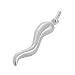 Produktbild TheCharmworks Sterlingsilber Cornicello Horn Charm Anhänger