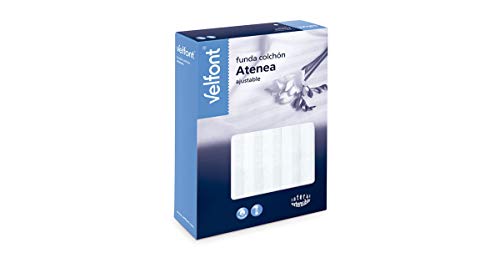 Velfont Funda de colchón elástica Atenea Blanca (150 cm)