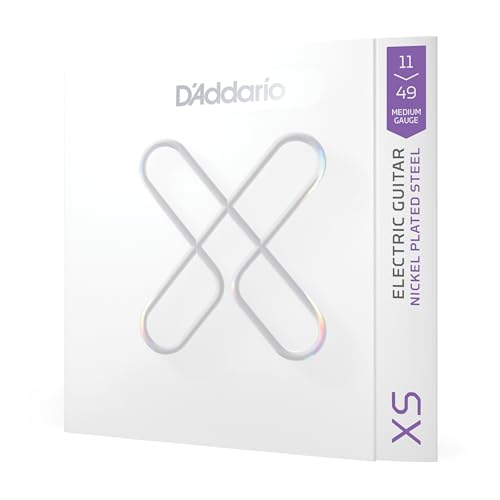 D'Addario �_�_���I �G���L�M�^�[�� XS �R�[�e�B���O�� �j�b�P�� Medium .011-.049 XSE1149 �y�������K�i�z