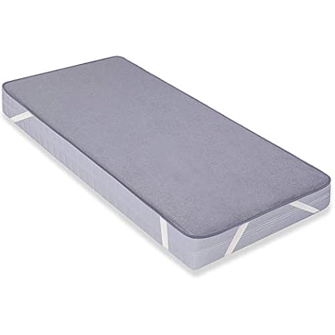 Waterproof Mattress Protector Cot Bed Mattress Cover Fitted Bamboo Crib Sheet 60x120cm for Baby Toddler by YOOFOSS Cover