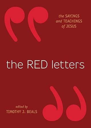 The Red Letters: The Sayings and Teachings of Jesus-Wow! eBook