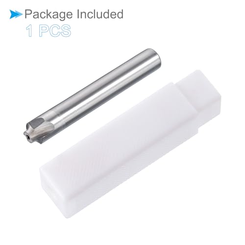 Image of HSS-AL Corner Rounding End Mill Cutter, 2 Flutes 2mm Radius, Milling Cutter for Alloy Hardened Steels - (Applications: for Plastics Milling)