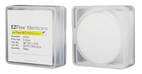 Foxx Life Sciences 361-2612-OEM EZFlow filtro de disco de membrana, PES, 0,22 micrómetro tamaño de poro, 47 mm de diámetro, no estéril Cover