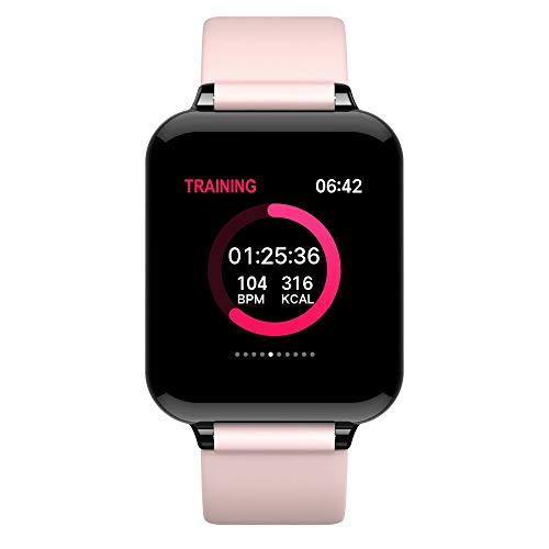 Chenang Sport intelligente Uhr zur Herzfrequenz-und Fitnessaufzeichnung, Wasserdicht IP67 Smartwatch Fitness Armband Uhr mit Pulsmesser