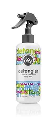 SoCozy Cinch Detangler + Leave-In Conditioner - Tug, Tear, and Tangle Free Conditioning Spray With Keratin and Soy Protein - Fruity-Tutti Scent, 8 Fluid Ounces