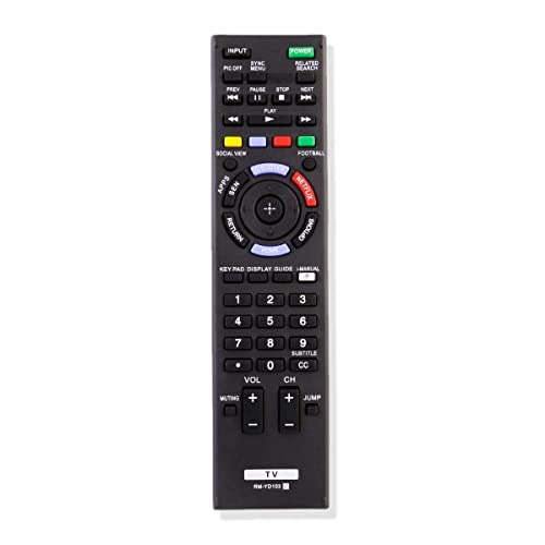 Image of VNQ Remote Compatible with Sony LCD /LED /HD /SMART /BRAVIA /3D /4K /ANDROID, Your Old Remote Must be Exact Same (Next-7)