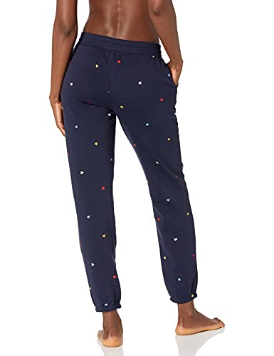 Pj Salvage Women's Loungewear American Dreams Banded Pant, Navy, L #TOP1