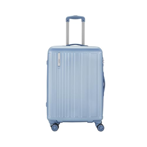 Image of Safari Aqua 56cm 4W Pearl Blue Trolley Bag with Dual Wheels