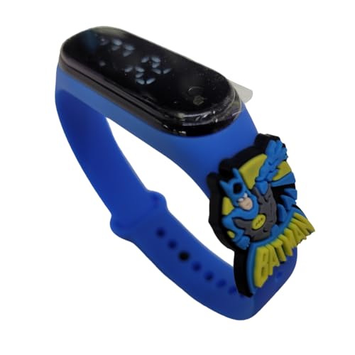 Relógio Digital Infantil Touch Resistente à Água - Herói Batman - Azul