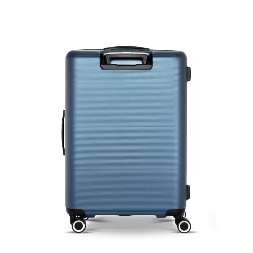 Image of Samsonite Trolley Bag Suitcase for Travel | STAREN 67 Cms Polycarbonate Hardsided Medium Check-in Luggage Trolley Bag, Navy