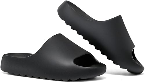 XTJSCBDSH Kids Cloud Slides Boys Girls Pillow Slippers – Slip-On Slide Sandals, Summer Beach Pool Shoes, Indoor and Outdoor