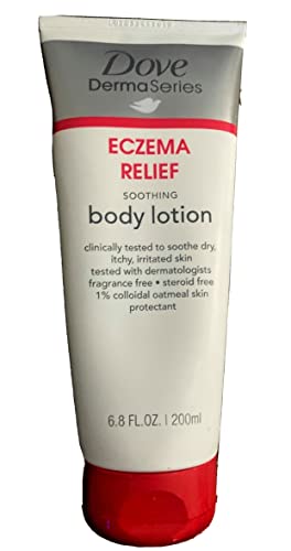 Dove DermaSeries Eczema Body Lotion, Soothing Itch Relief, 6.8 oz
