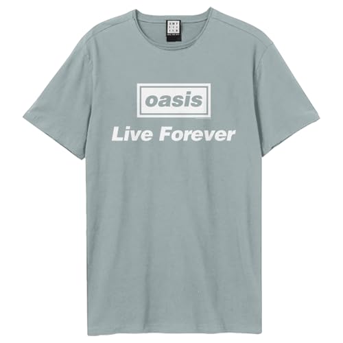 T-Shirt Live Forever Amplified Bleu : Fini les T-Shirts qui se Déforment