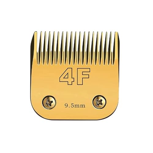 #4FC Scherklinge für Hundepflege, kompatibel mit Andis-Schermaschinen, abnehmbar, Karbonstahl, scharf, auch kompatibel mit Wahl/Oster Hundeschermaschinen