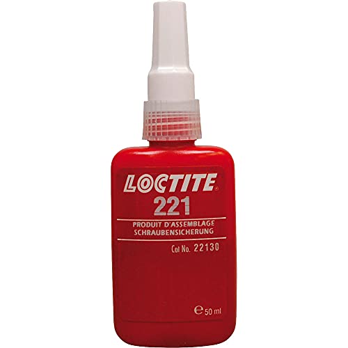 Loctite 221 colle frein de vis faible couple de serrage et étanchéité métal 50ml