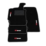 Kit Tappetini Auto compatibili con Lancia Thesis 2002-2009. COMPOSIZIONE SET: 2 tappetini anteriori e 2 tappetini posteriori. Colore: moquette nera, bordo nero, cucitura bianca.
