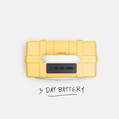 Image of Turtlebox Original Gen 3: Portable Outdoor Bluetooth Speaker - Ultra-Loud (120dB), Waterproof (IP67), Rugged, Impact-Resistant, 3-Day Battery | Party Mode: Unlimited Pairing, Fighting Lady Yellow