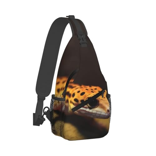 Bolso tipo Sling para hombre y mujer color negro