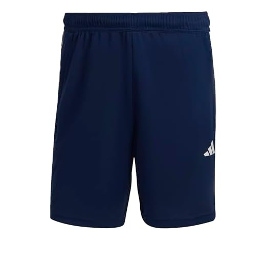 adidas IB8112 TR-ES PIQ 3SHO Shorts Hombre Dark Blue/White Tamaño M