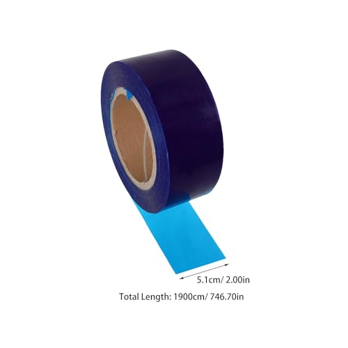 Cinta protectora para llantas Ipetboom, 2 rollos, color azul, adhesión fuerte y remoción sin residuos para cambios de neumáticos y reparación de vehículos miniatura 2