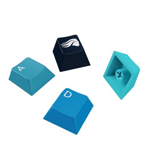 Image of Glorious Gaming - GPBT Gradient Keycaps for Custom Mechanical Keyboards, No Fade Dye-Sublimated, Fits 100%, 75% 65% 60%, PBT Polymer, Fits ANSI & ISO, Supports Windows & macOS - Celestial Ice