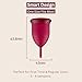 Reusable Menstrual Cup with Sterilizing Cup | Tampon, Pad, and Disc Alternative