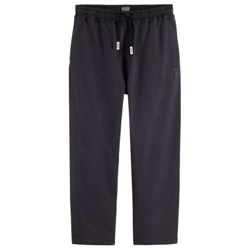 Scotch & Soda Men's 3 Crosses Sweatpant, Black, S