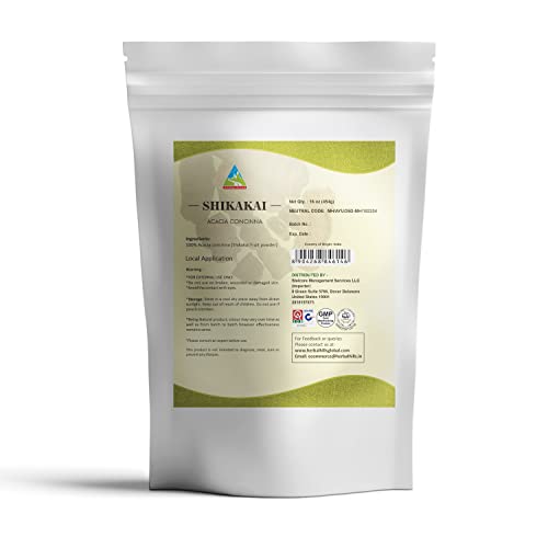 Herbal Hills Organic Wheatgrass And Shikakai Acacia Concinna Powder Each 16Oz Combo (Pack Of 2) #TOP6