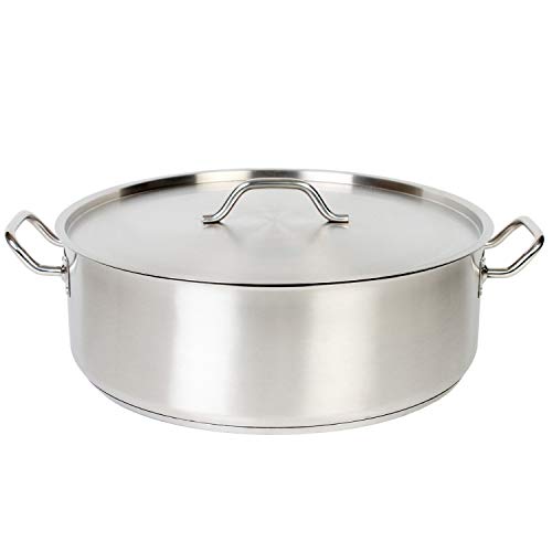Thunder Group Stainless Steel Brazier, 20-Quart