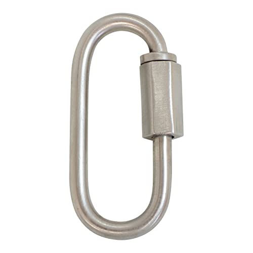 RCH Hardware QL-BR01-50 Brass Quicklink, 7 Gauge, Brushed Nickel (2 Pack)