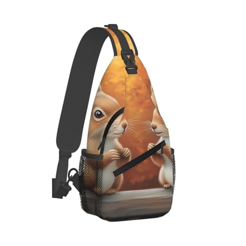 Bolso cruzado tipo sling negro para adultos miniatura 2