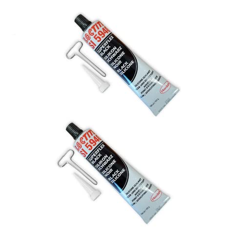 Générique - LOT 2 TUBES LOCTITE 5940 PATE JOINT NOIRE SILICONE PROFESSIONNEL 100 ml 1127070