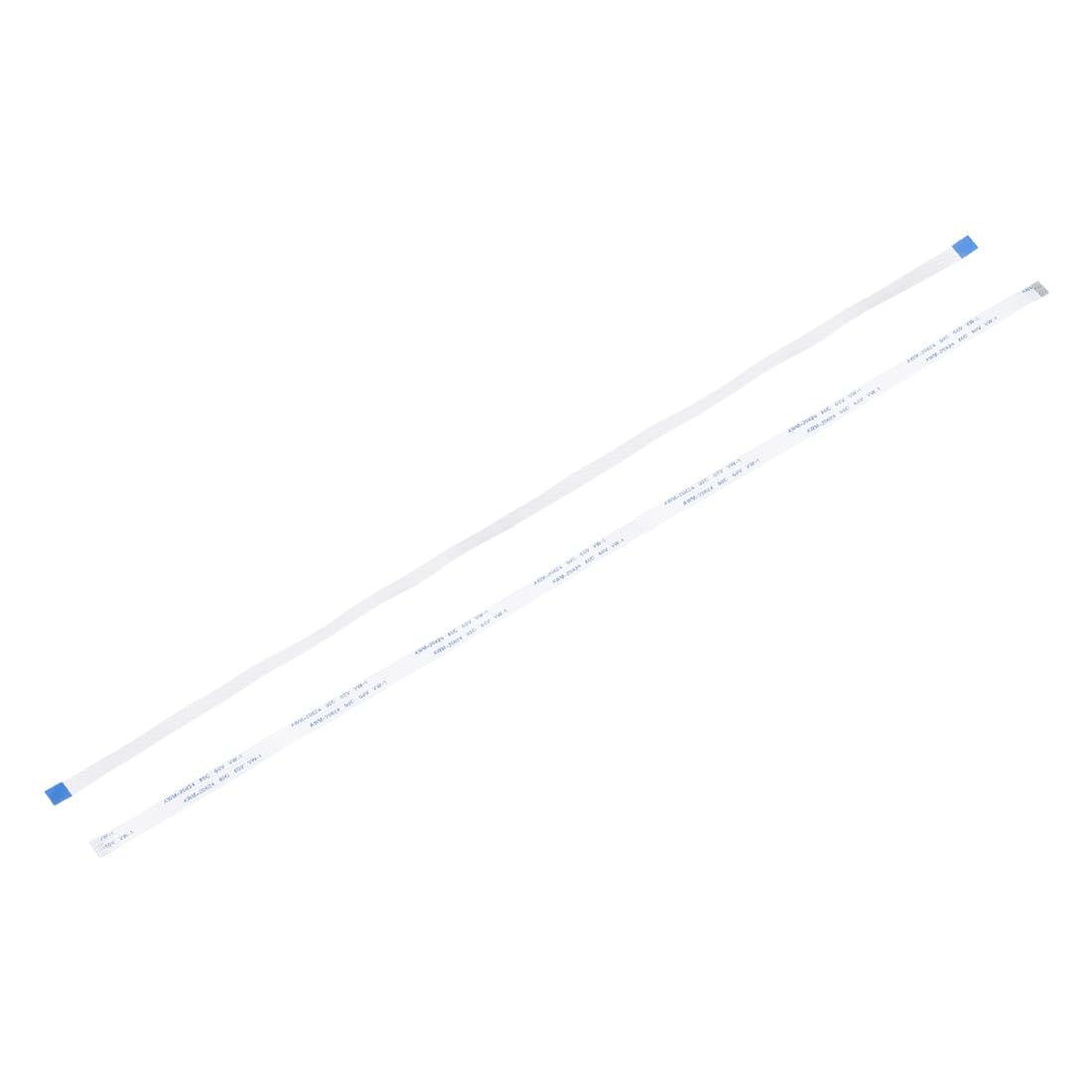 sourcing map FFC FPC Flat Flexible Cable, 14 Pins 0.5mm Pitch 500mm Long (A Type) for LCD 3D Printer Camera DVD TV Laptop Audio Pack of 20