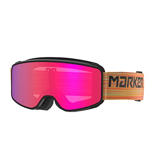 Masque de ski haut de gamme Squadron Jr Völkl Marker noir avec écran miroir