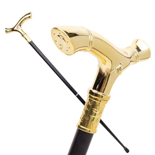 Canne de marche luxe de 92,5 cm, le cadeau chic pour style vintage