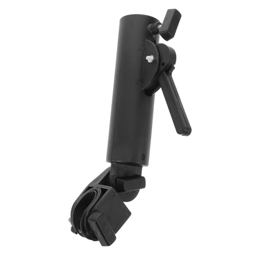 Totority 調節可能なゴルフカート傘ホルダー クランプ式耐久素材 多用途ゴルフバッグ用 雨傘スタンド ゴルフ場対応アウトドア用