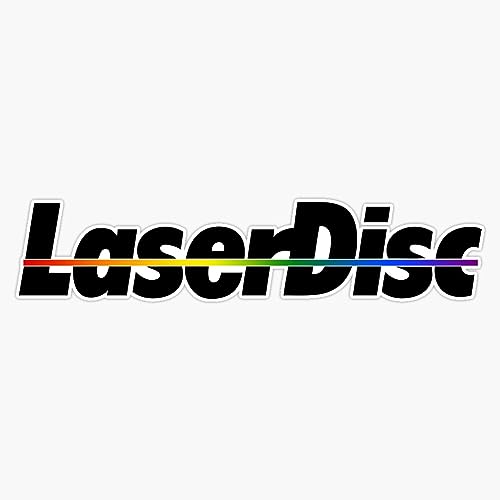 Laserdisc Color Media Format Logo Bumper Sticker Vinyl Decal 5