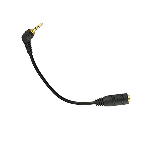 Adaptador de audio 2.5mm a 3.5mm 2 pack miniatura 2