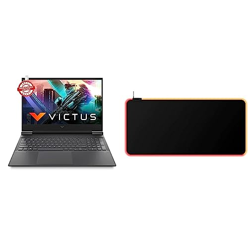 Image of HP Victus Gaming AMD Ryzen 7-5800H 16.1 inch(40.9 cm) FHD Gaming Laptop & HyperX Pulsefire Mat RGB