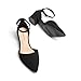 Imagen de DREAM PAIRS Zapatos de Vestir para Mujer Tacones Bajos Bombas Punta Cerrada Comodidad Casual D'Orsay Planos con Correa al Tobillo