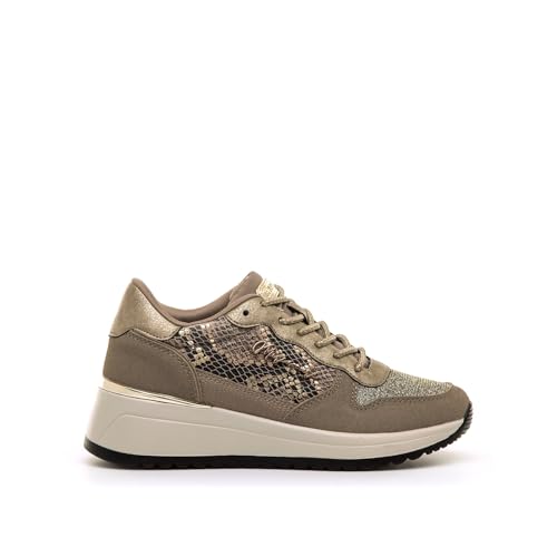 Mariamare Para Mujer. 63421 Zapatillas Salerno Gris (40), 3 A 5Cm, Cordones, Casual