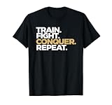 Detto ispiratore di boxe: Cercando lotta conquista ripetizione. Ottimo regalo per uomini e donne che amano lo sport, combattenti di MMA, pugili.