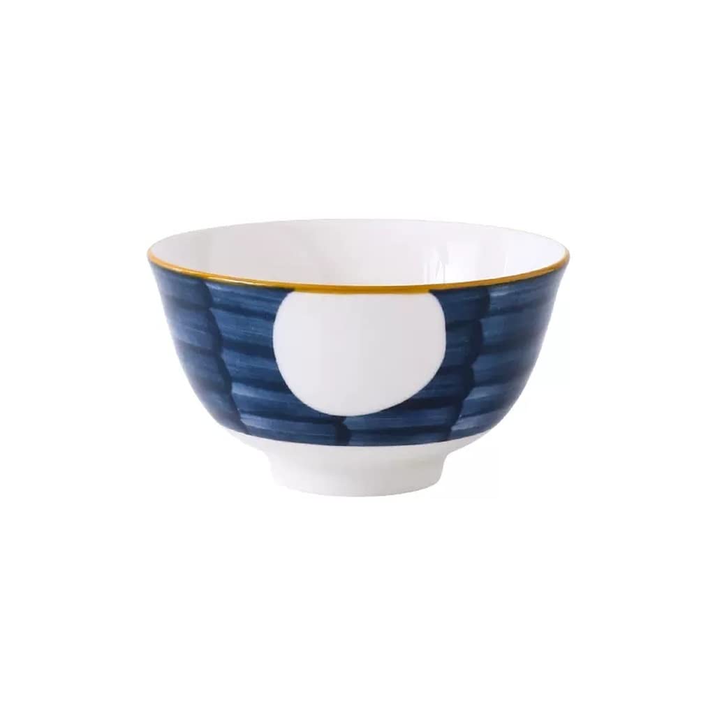 Miska do sałatek ceramiczna miska gospodarstwo domowe 10 zestawów kreatywna miska na ryż 13 cm miska ceramiczna prosta miska na ryż salaterka miska do serwowania (C,L)