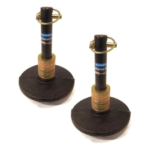The ROP Shop | (2) Snow PLOW Shoe Skid Foot Assemblies for Western 49067 Meyer Boss Fisher Snow Cover