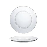 Duralex Made In France Lys 7 1/2 Inch Clear Dessert Plate, Set of 6