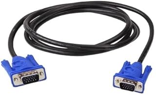 كابل شاشة كمبيوتر - طول متر و نص يوفر راحة في الاستخدام - لون اسود