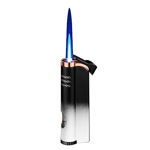 Encendedor de soplete ajustable con llama a butano