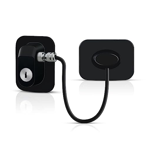 oenza Child Safety Device Refrigerator Door Lock With Key And Adhesives, Cabinet Restrictor Cable For Baby And Toddler, Lock For Cupboards, Drawers, Fridge, Wardrobe (2 Count (Pack Of 1)),Multicolor